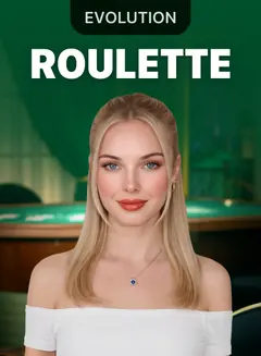 Ruleta con crupier en el mosaico de 1win